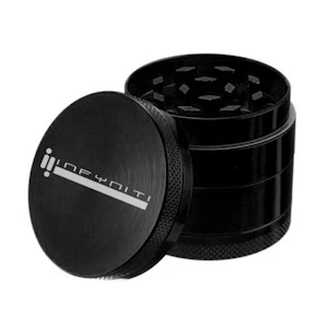 Infyniti - 3.0" 4-Piece Zinc Pollinator Grinder - Infyniti - Black
