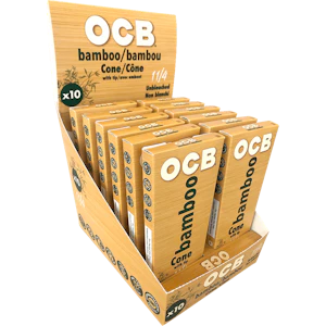 MAQ DISTRIBUTORS - OCB BAMBOO CONES 1.25 | 10PK