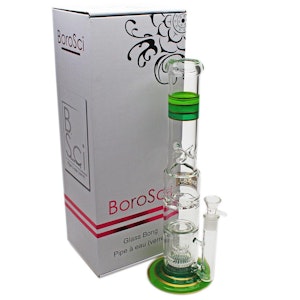 Accessory Distributor - BoroSci 16" Double Inversion to Turbine Perc Bong