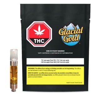 Glacial Gold - Fuzzy Mango Vape - 1g x 1