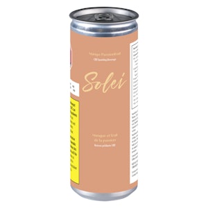 Solei - Mango Passionfruit CBD Sparkling Beverage 355ml Beverages