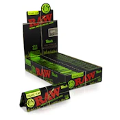 Raw black organic 1  1/4 rolling papers