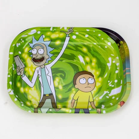 MBC - Mini Metal Rolling Tray - Rick & Morty Portal Main Image