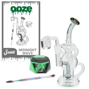Maq Distributors - GLASS DAB RIG OOZE MINI RECYCLER