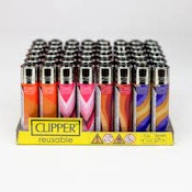 Warm Pattern Large Clipper Lighters