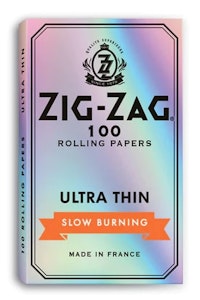 Zig Zag - ZIG ZAG Ultra Thin Slow Burning Papers - Regular (Silver)