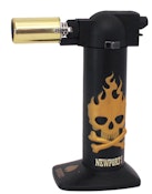 6" BLACK w/GOLD SKULL - Newport Torch
