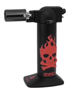 HBI Canada - 6" BLACK w/RED SKULL - Newport Torch