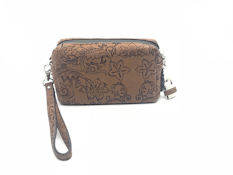 Tan Jenny Floral Smell Proof Clutch - Bags