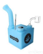 Blue Glow Kube Silicone Station - Piece Maker
