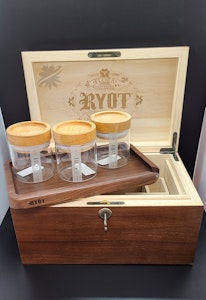 Humble and Fume - Lock R Box Small with tray and jars - Ryot