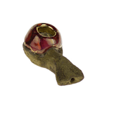 Rasta Fire Lava Rock - Celebration Pipe