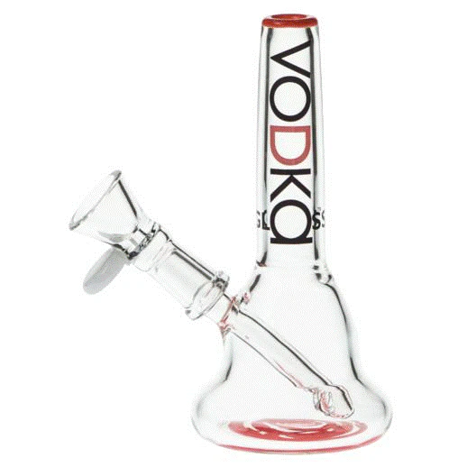 RGR - Low Flamingo Red 6.5 Inch Bong - Vodka Glass Main Image