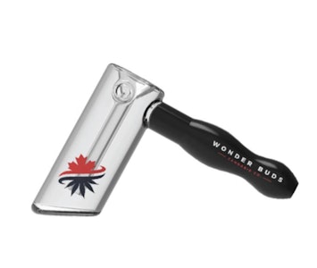 RGR - Black Straight Bubbler - Wonder Buds Glass