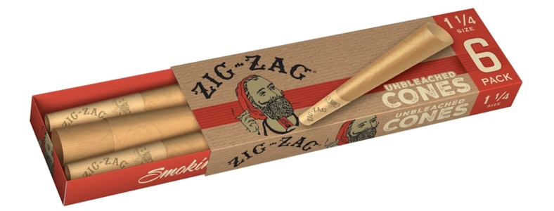 Turning Point Brands Canada - Zig Zag Papers - 1/14 Unbleached Cones