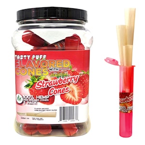 Maplecraft - Tasty Puffs Strawberry Cones 3 Pack
