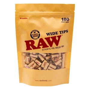 Maplecraft - Raw Pre-Rolled Wide Tips 180 Bag
