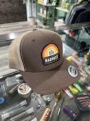 Embroidered Patch Hat - Brown/Khaki