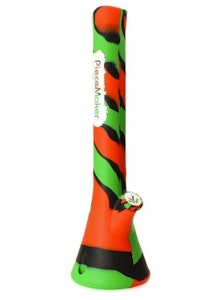 Humble and Fume - Kwest Swirl Kirby Silicone Beaker With Mushroom perc - Piece Maker