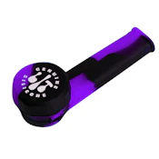 Purple & Black LIT Silicone Hand Pipe
