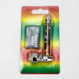 MBC - 3" Rasta man Metal Pipe with screen