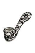 Silicon Pipe 5" Skull & Crossbones Sherlock  Glass Bowl