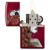Zippo Lighter Candy Apple Red Muertos