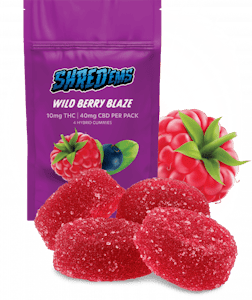 SHRED'EMS - 18 WILD BERRY BLAZE GUMMIES