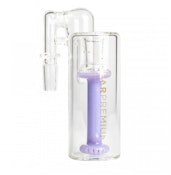 14mm 90 Degree Recycler Ash Catcher - Purple
