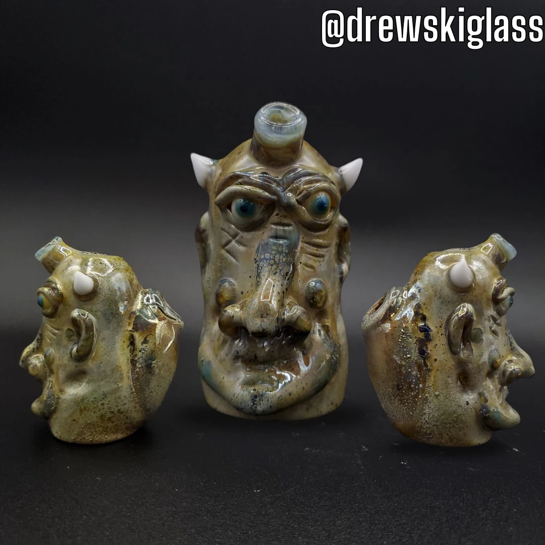 Drewski Glass - Drewski Glass - Demon Head Pocket Rig w/Gil Perk Main Image