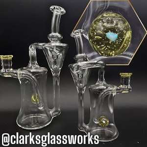 Clarks Glassworks - CFL Yellow To Pink with Opal