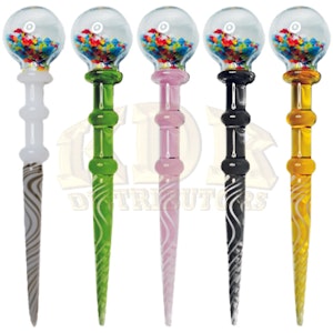 Accessory Distributor - Gum Ball Sand Filled Glass Dab Tool