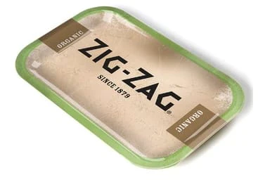 MAQ DISTRIBUTORS - Zig Zag Metal Rolling Tray - Medium - Organic Main Image