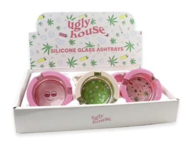 Kustom Kulture Canada - Silicone & Glass 3" Ashtrays - Pot Patterns