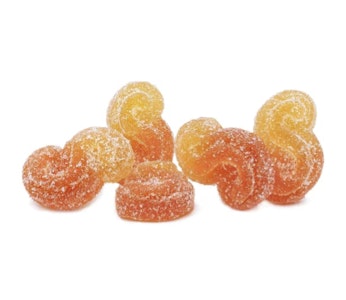 SOURZ by Spinach - Peach & Orange 1:1 Gummies - 5x2mg THC+CBD