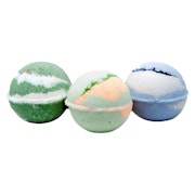 CBD Bath Bomb Triple Pack: Lavender Fields Evergreen Fores 3 Pack Bath and Shower