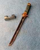 KATANA WITH EMERALDS