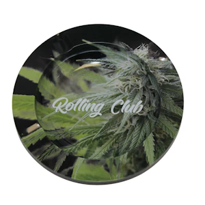 Accessories - Rolling Club Metal Ashtray - Small - Weed