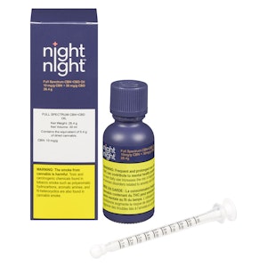 NightNight - Full Spectrum CBN+CBD Oil - 30ml