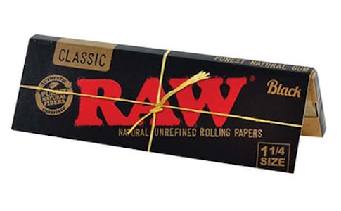 RAW - RAW Rolling Paper - Black | 1-1/4