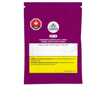 Wana - Wana - Pomegranate Blueberry Acai 5:1 (2pc)