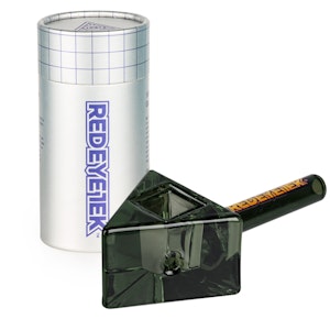 Redeye Tek - 4.5" Infinity Bowl Triangle Hand Pipe / Redeye Tek - Smoke