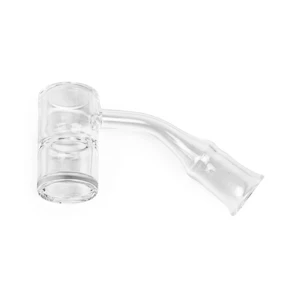 West Coast Gifts - Gear Premium Quartz 14mm Female 45 Degree Splash Guard Banger Gear Premium Quartz 14mm Female 45 Degree Splash Guard Banger