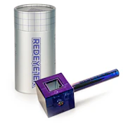 Red Eye Tek 4.5 Blue Metallic Terminator Finish Infinity Bowl Square Hand Pipe Red Eye Tek 4.5 Blue Metallic Terminator Finish Infinity Bowl Square Hand Pipe