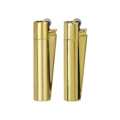 Clipper Gold Metal Lighters