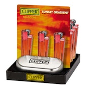 Clipper Sunset Gradient Metal Lighters