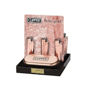 Clipper Rose Gold Metal Lighters
