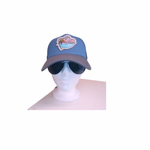 Pacific Sea Weed Cannabis Co. - PSW Signature Mesh Ball Cap - Blue & Slate