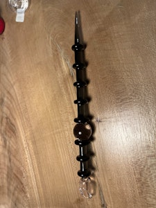 Dab Accessories - Glass Dab Tool - Black/Pink