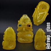 DrewP Glass - October 2023 - "Head"y Hand Pipe